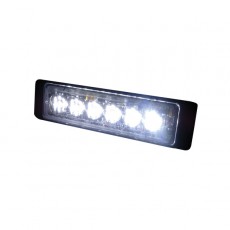 Durite R65 Slimline High Intensity 6 White LED Warning Light - 0-441-07