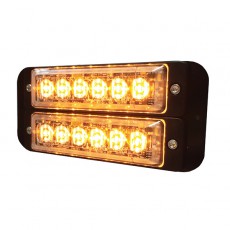 Durite R65 Slimline High Intensity 2 x 6 Amber LED Warning Light - 0-441-10