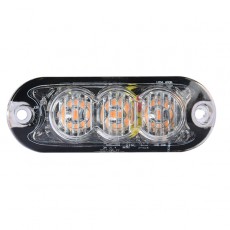 Durite R10 R65 High Intensity 3 Amber LED Warning Light -