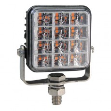 Durite R65 Square 12 Amber LED Warning Light - 0-442-00