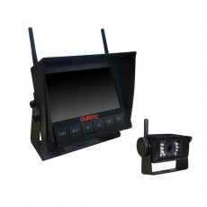 Durite 7" Wireless QUAD Monitor Integral DVR System (4 camera inputs, 1 or 4 cameras) - 0-775-61
