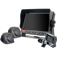 Durite 7" QUAD Camera System (4 camera inputs, incl. 4 x cameras) - 0-775-66