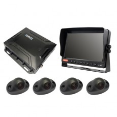 Durite 360° 3D Camera System With Monitor - 12/24V - 0-870-25