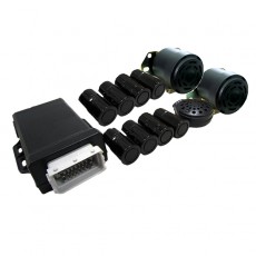 Durite 8 Sensor Blind Spot Detection System With Driver Buzzer, Left Turn & Reversing Speakers - 12/24V - 0-870-40