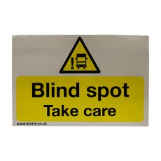 Durite "Blind Spot" Safety Sign - 0-870-51