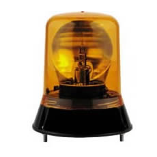 Durite Amber Rotating Beacon with 3 Bolt Fixing - 0-444-03